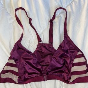 Burgundy bralette Victoria Secret